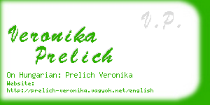 veronika prelich business card